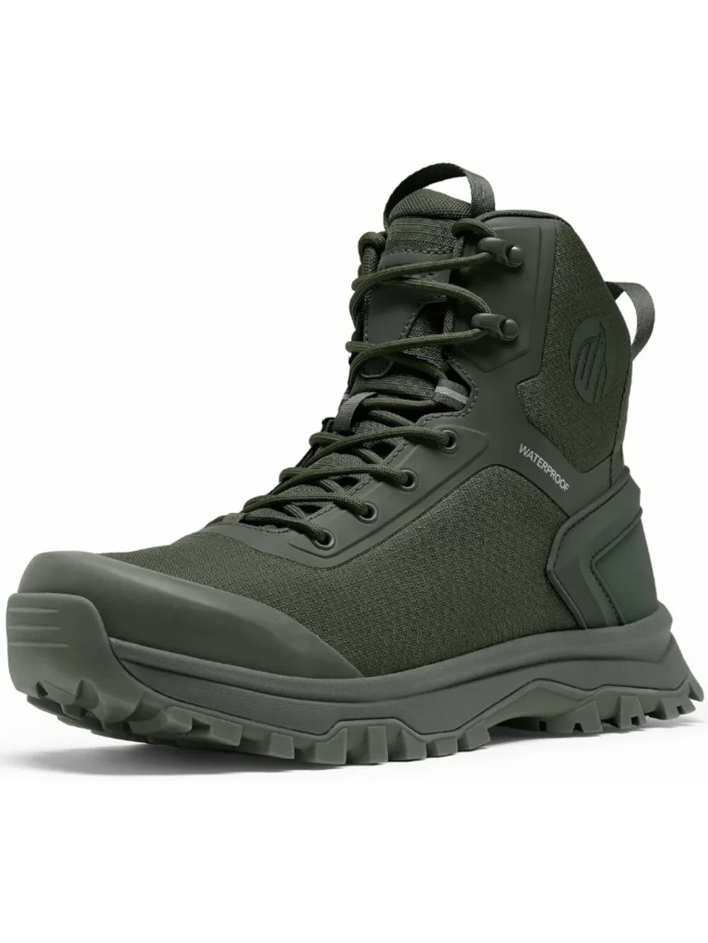Lightweight Waterproof Tactical Boots for Men | Side Zipper Work Footwear